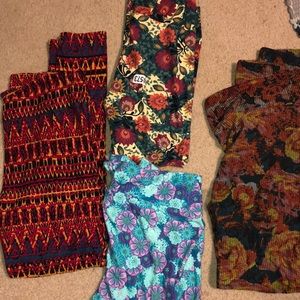 Pairs of various TC LulaRoe leggings